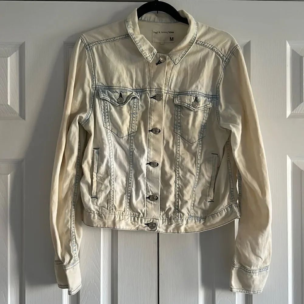 Rag & Bone Women’s Light Wash Denim Jacket Medium